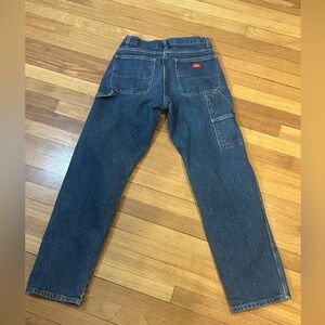 Dickies Carpenter Jeans Men 30x32 Relaxed Fit Med. Wash Workwear Denim P1-8